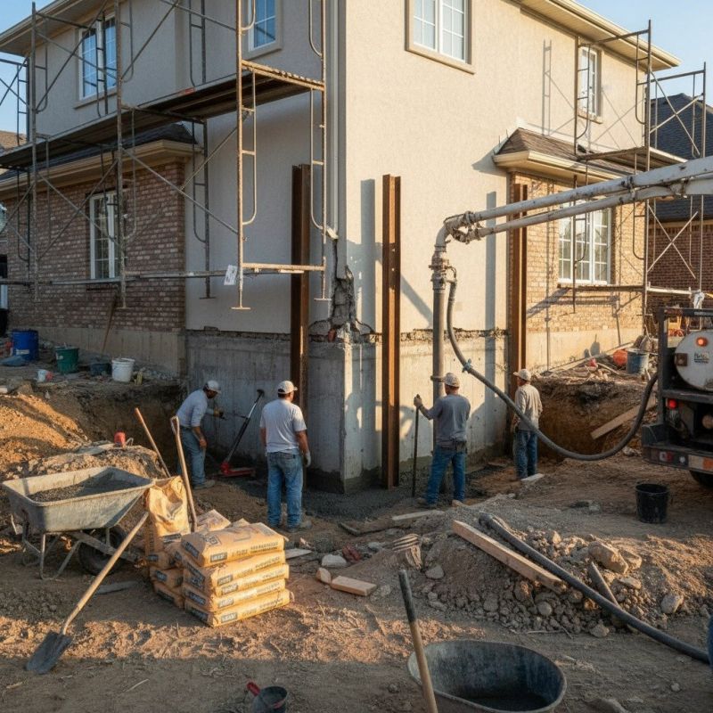 Foundation Settlement Repair