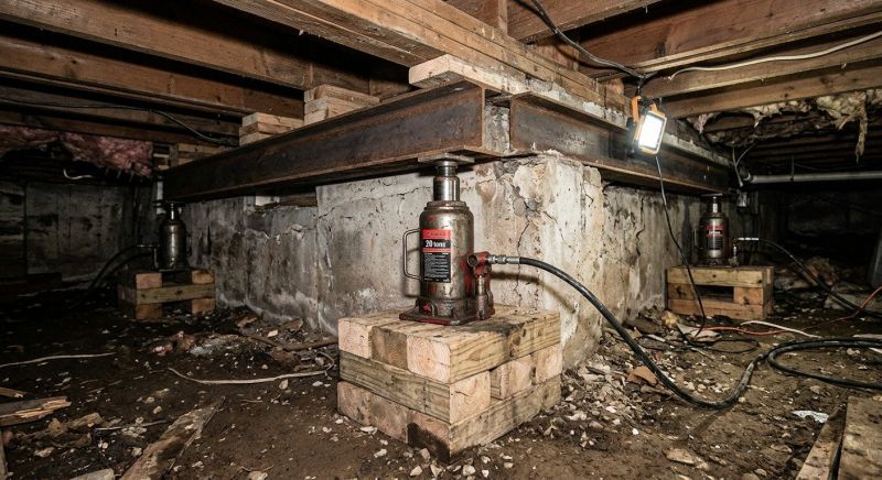 Sinking Foundation Lifting in Fort Collins, CO