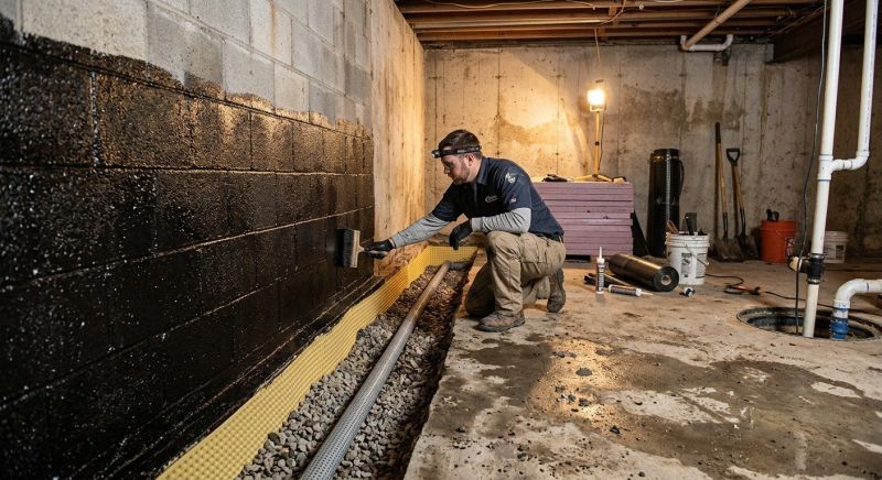 Wet Basement Solutions in Fredericksburg, VA